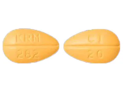 タダラフィル錠20mgCI「杏林」・錠剤
